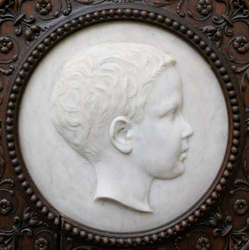 Antoine MALLET, Portrait de jeune garçon de profil