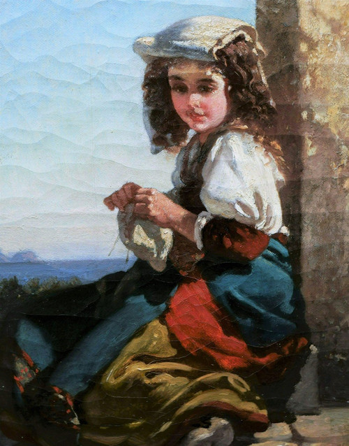 Antony REGNIER, The little Italian girl