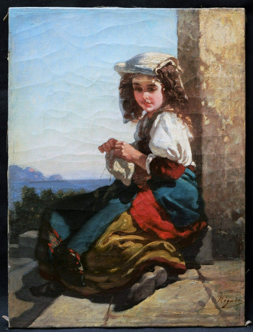 Antony REGNIER, The little Italian girl