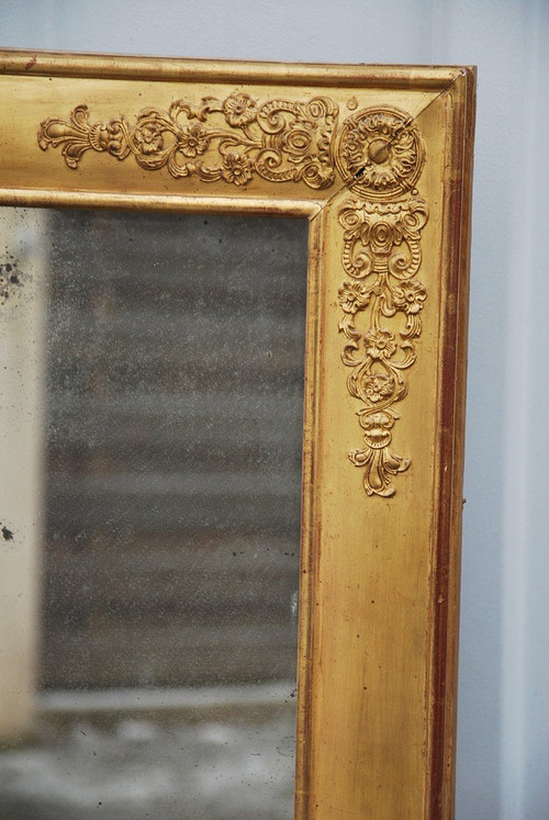 19th Century Restoration Period Fireplace Mirror