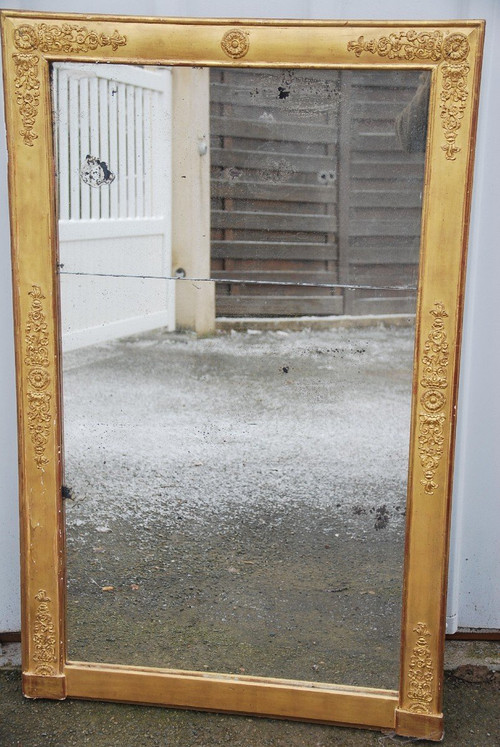 19th Century Restoration Period Fireplace Mirror