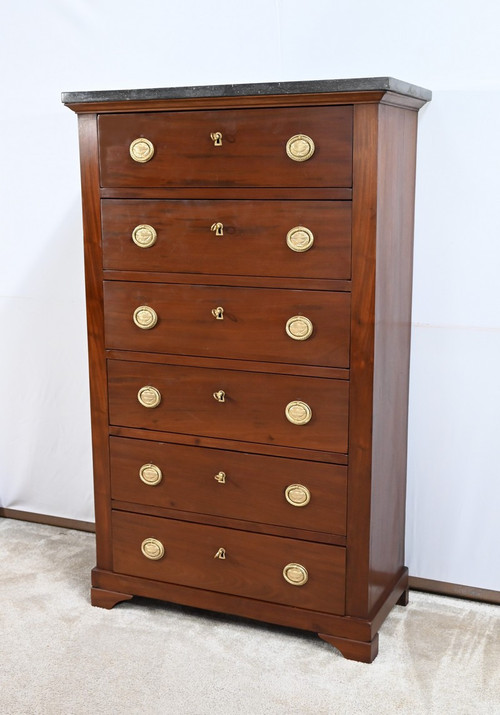 Mahogany Chest of Drawers, Directoire Period - Early 19th Century