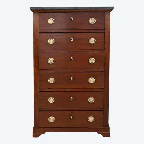 Mahogany Chest of Drawers, Directoire Period - Early 19th Century