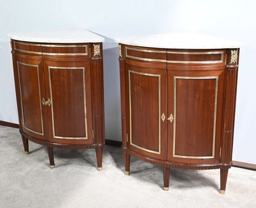 Pair of Mahogany Corners, Louis XVI – 18th Century