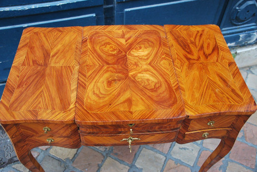 Veneer Dressing Table Louis XV Eighteenth Century