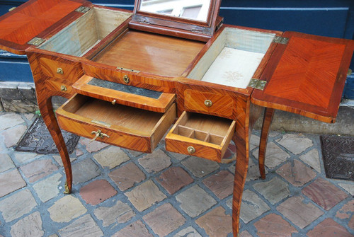 Veneer Dressing Table Louis XV Eighteenth Century