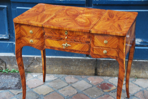 Veneer Dressing Table Louis XV Eighteenth Century