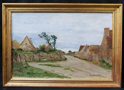 Eugène Victor BOURGEOIS, Landscape at La Clarté