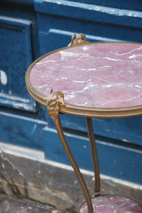 Directoire style tripod pedestal table