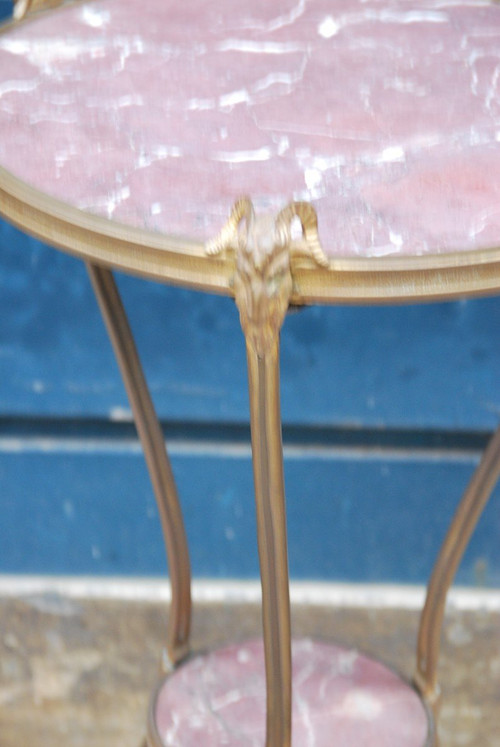 Directoire style tripod pedestal table