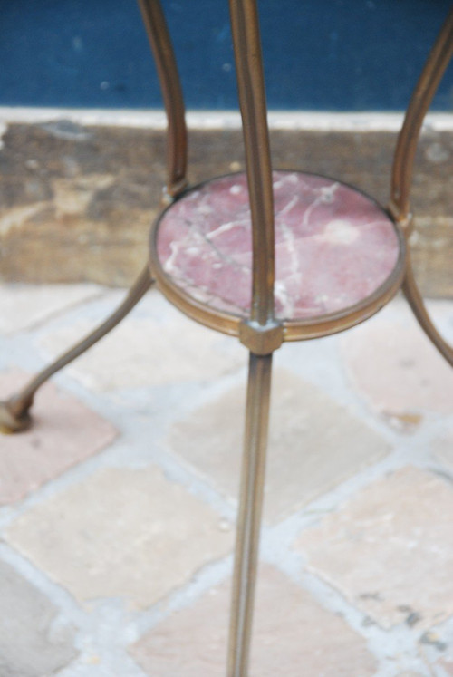 Directoire style tripod pedestal table