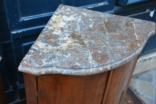 Pair of 18th century Natural Wood Corner Cabinet