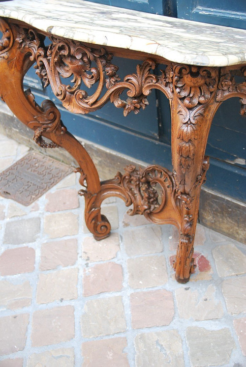 Louis XV Period Oak Console