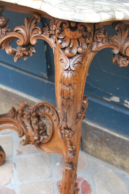 Louis XV Period Oak Console