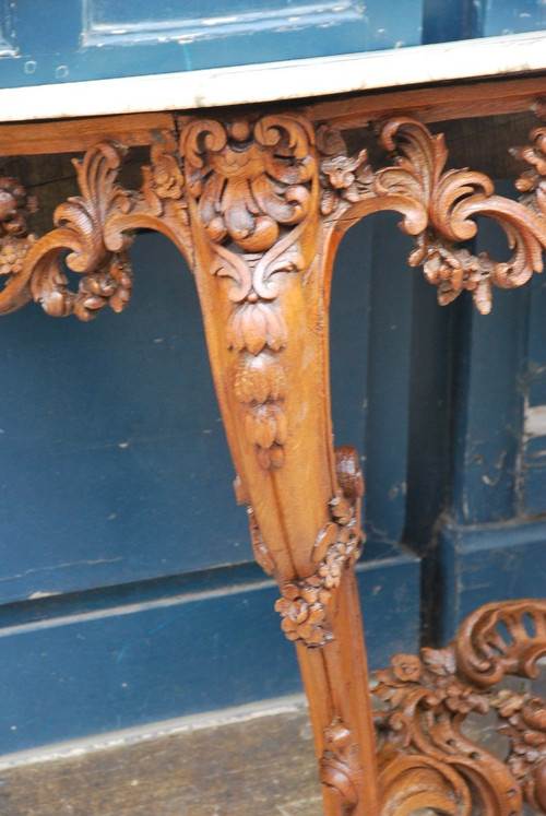 Louis XV Period Oak Console