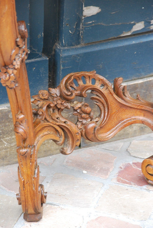 Louis XV Period Oak Console