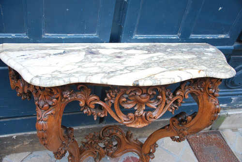 Louis XV Period Oak Console