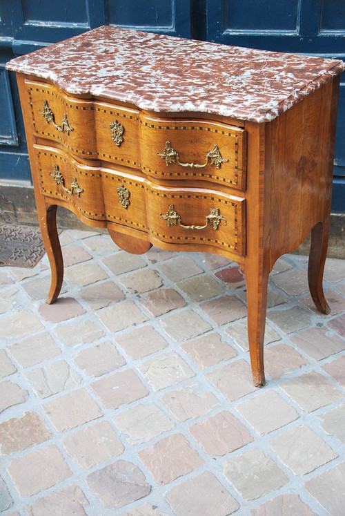 Sauteuse Commode From The Rhône Valley Eighteenth Century