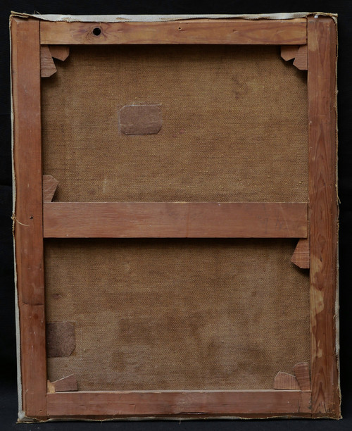 Édith VAUCAMPS, Interior with open chest of drawers