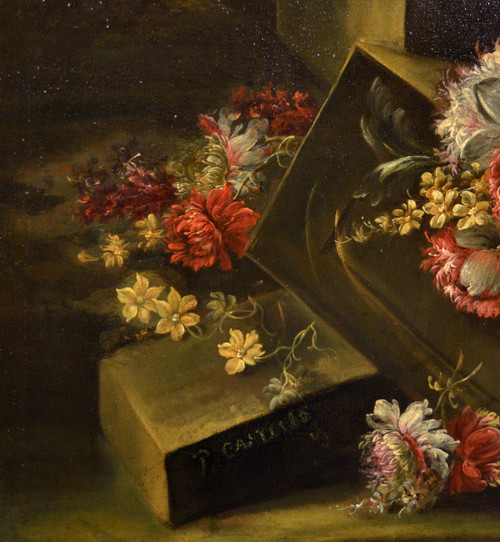 Pieter Casteels III -signed- (antwerp 1684 - 1749 Richmond) Floral Still Life