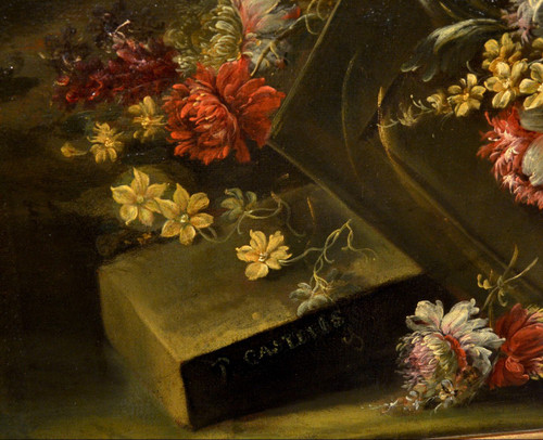 Pieter Casteels III -signed- (antwerp 1684 - 1749 Richmond) Floral Still Life