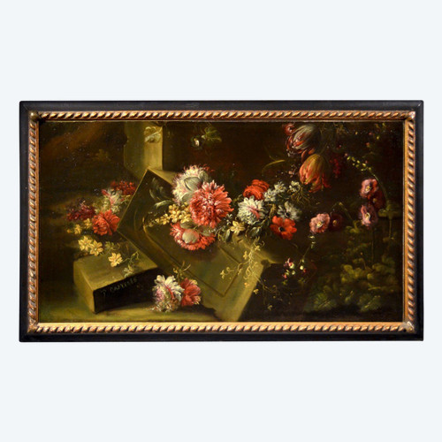 Pieter Casteels III -signed- (antwerp 1684 - 1749 Richmond) Floral Still Life