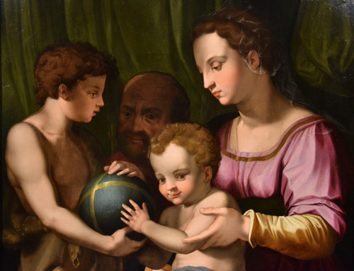 The Holy Family With San Giovannino, Agnolo Bronzino (florence 1503 -1572)