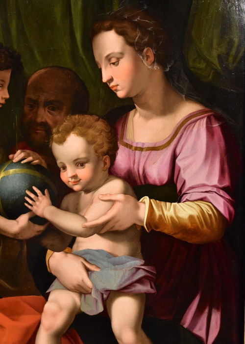 The Holy Family With San Giovannino, Agnolo Bronzino (florence 1503 -1572)