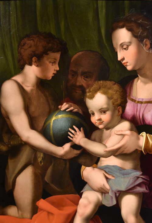 The Holy Family With San Giovannino, Agnolo Bronzino (florence 1503 -1572)