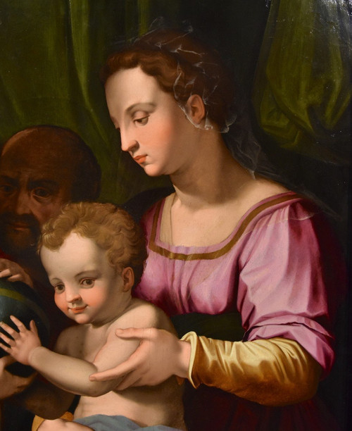 The Holy Family With San Giovannino, Agnolo Bronzino (florence 1503 -1572)