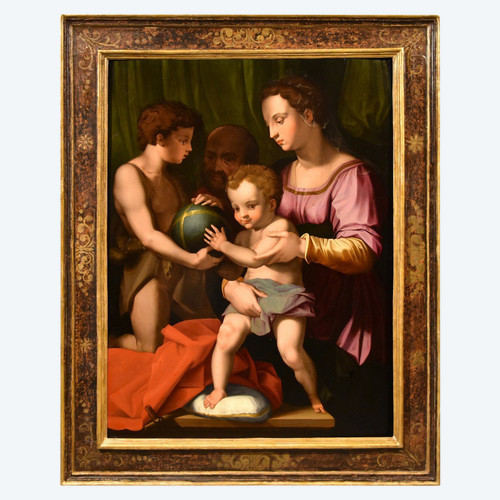 The Holy Family With San Giovannino, Agnolo Bronzino (florence 1503 -1572)