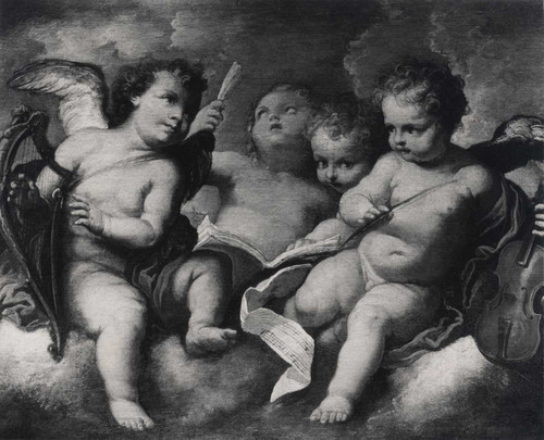 Pair Of Winged Putti, Giovanni Battista Merano (Genoa 1632 - 1698)