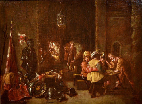 Le Corps De Garde, Atelier Von David Teniers Der Jüngere (Antwerpen 1610 - Brüssel 1690)