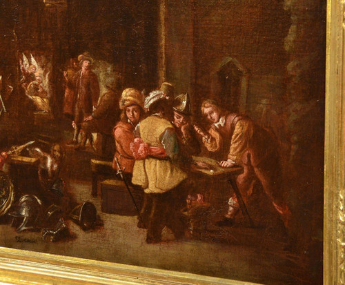 Le Corps De Garde, Atelier Von David Teniers Der Jüngere (Antwerpen 1610 - Brüssel 1690)