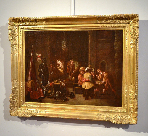 Le Corps De Garde, Atelier Von David Teniers Der Jüngere (Antwerpen 1610 - Brüssel 1690)