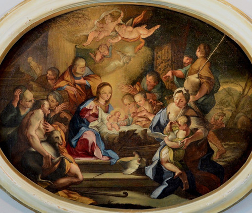 Sebastiano Conca (naples 1680 - 1764), The Adoration Of The Shepherds