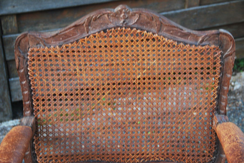 Regency Period Caned Office Armchair