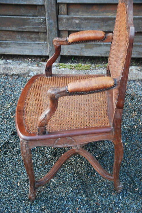 Regency Period Caned Office Armchair