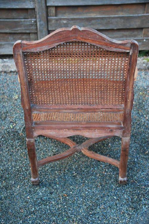 Regency Period Caned Office Armchair