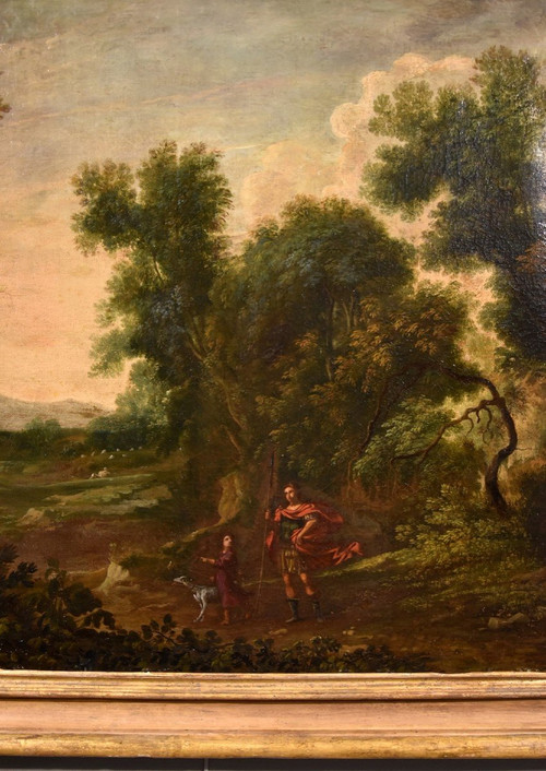 Gaspard Dughet (rome 1615 - 1675), Woodland Landscape With The Archangel Raphael And Tobiolo