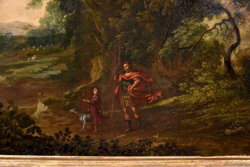 Gaspard Dughet (rome 1615 - 1675), Woodland Landscape With The Archangel Raphael And Tobiolo