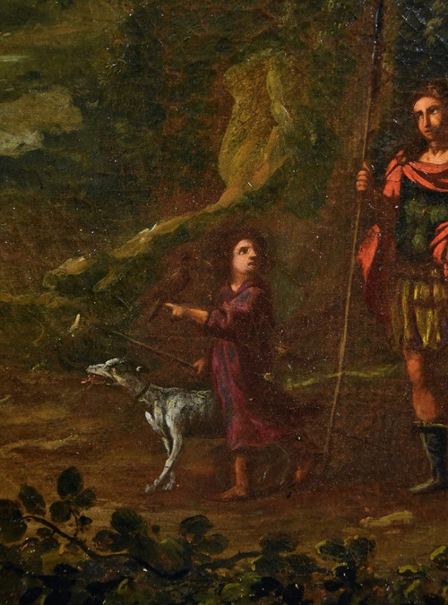 Gaspard Dughet (rome 1615 - 1675), Woodland Landscape With The Archangel Raphael And Tobiolo