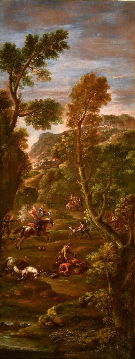 Giuseppe Zais (belluno 1709 - Treviso 1781), The Assault Of The Brigands / After The Assault