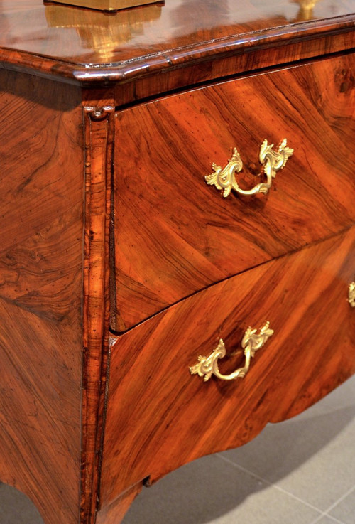 Splendid Louis XV Commode With Two Drawers, Genoa, First Half Of The Eighteenth Century