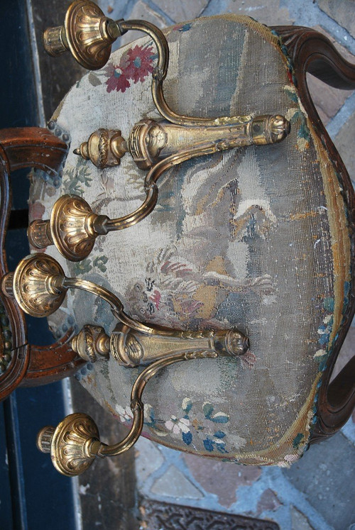 Paire d'Appliques En Bronze époque Louis XVI