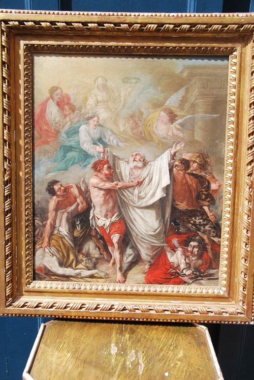 Martyre De Saint Denis, 18th century school Van Loo follower