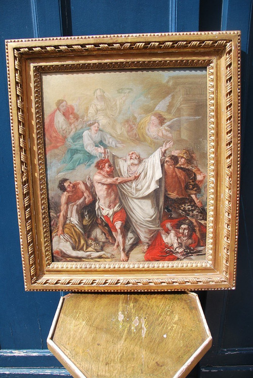 Martyre De Saint Denis, 18th century school Van Loo follower