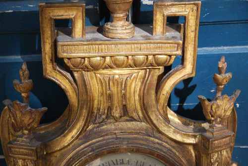 Beautiful Gilded Wood Barometer Louis XVI period