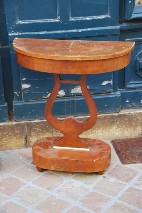 Pair Of Small Mahogany Consoles England