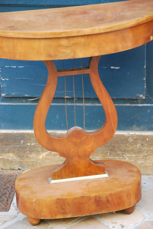 Pair Of Small Mahogany Consoles England